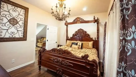 Presley’s Penthouse bedroom