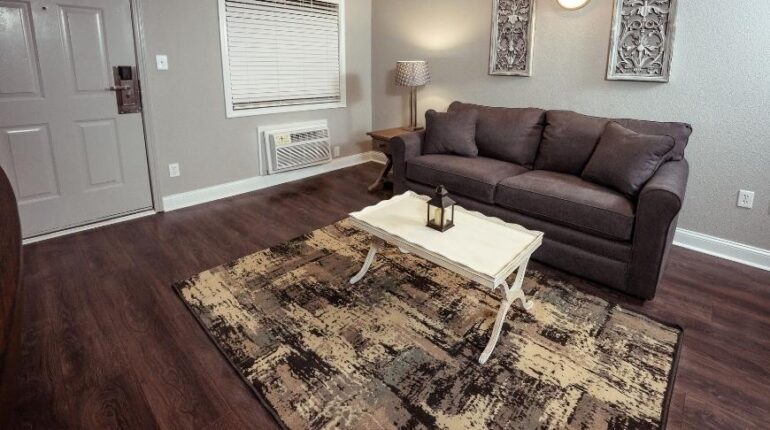 Savor the roomy and airy living space of our one bedroom condo. a warm and welcoming area for leisure and enjoyment.