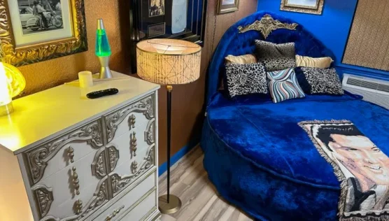 Indulge in opulence with our King Theme Room, featuring exquisite decor and premium amenities for a royal experience.