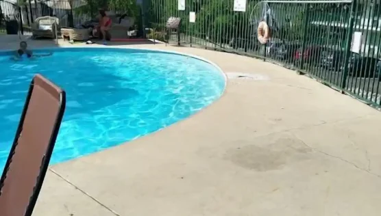 world-famous Elvis King Condo's pool