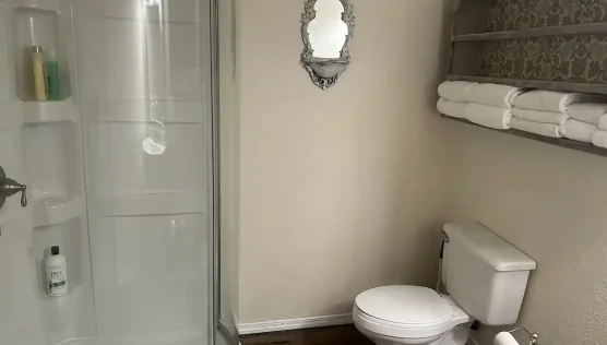 outdoor tub that will service the king cottage
